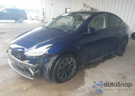 2021 Tesla Model Y Long Range Dual Motor All-Wheel Drive from USA, damaged, VIN 5YJYGDEEXMF070574
